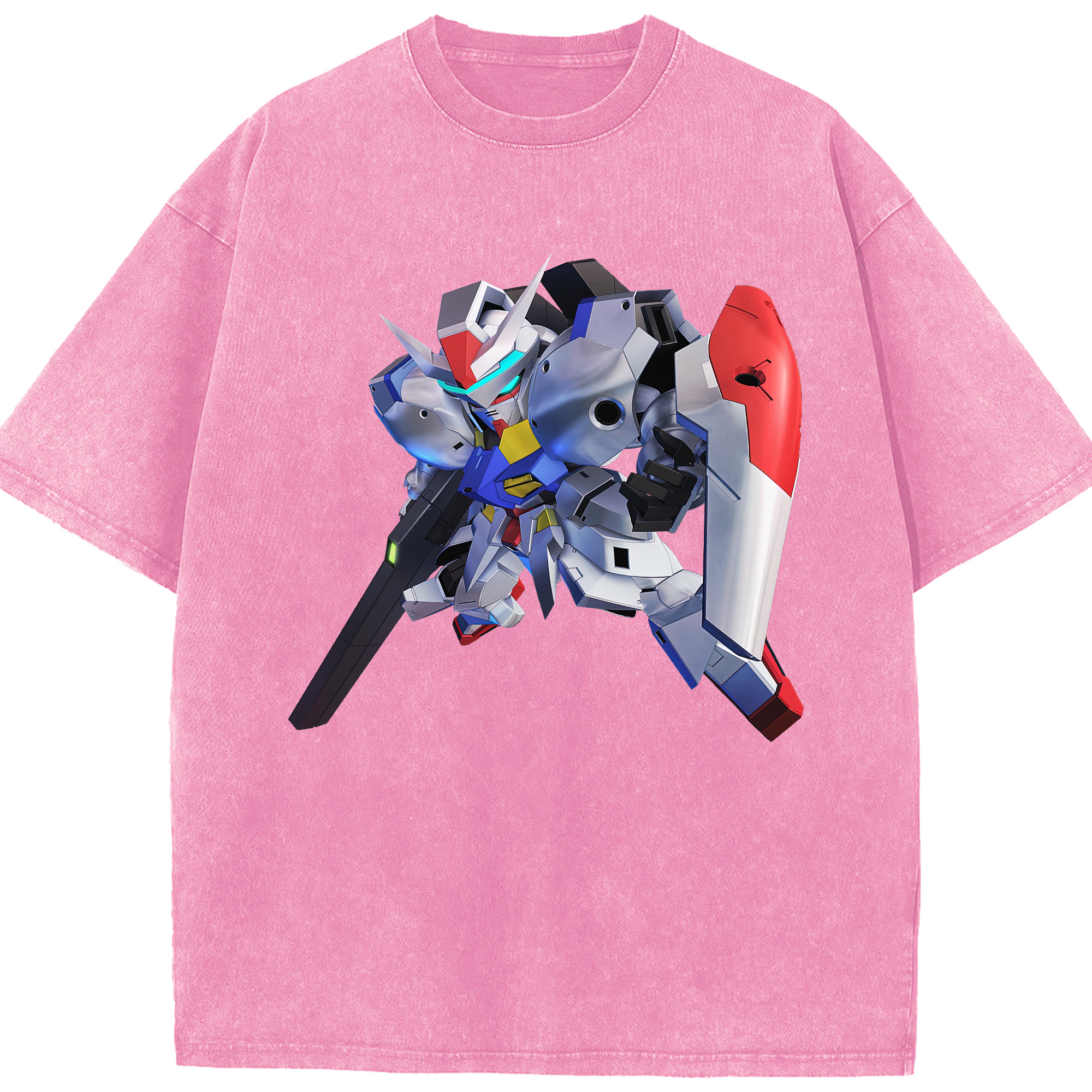 （画像用） 機動戦士ガンダム Mobile Suit Gundam 綿100% ヴィンテージ風 半袖Tシャツ（フロントプリント）